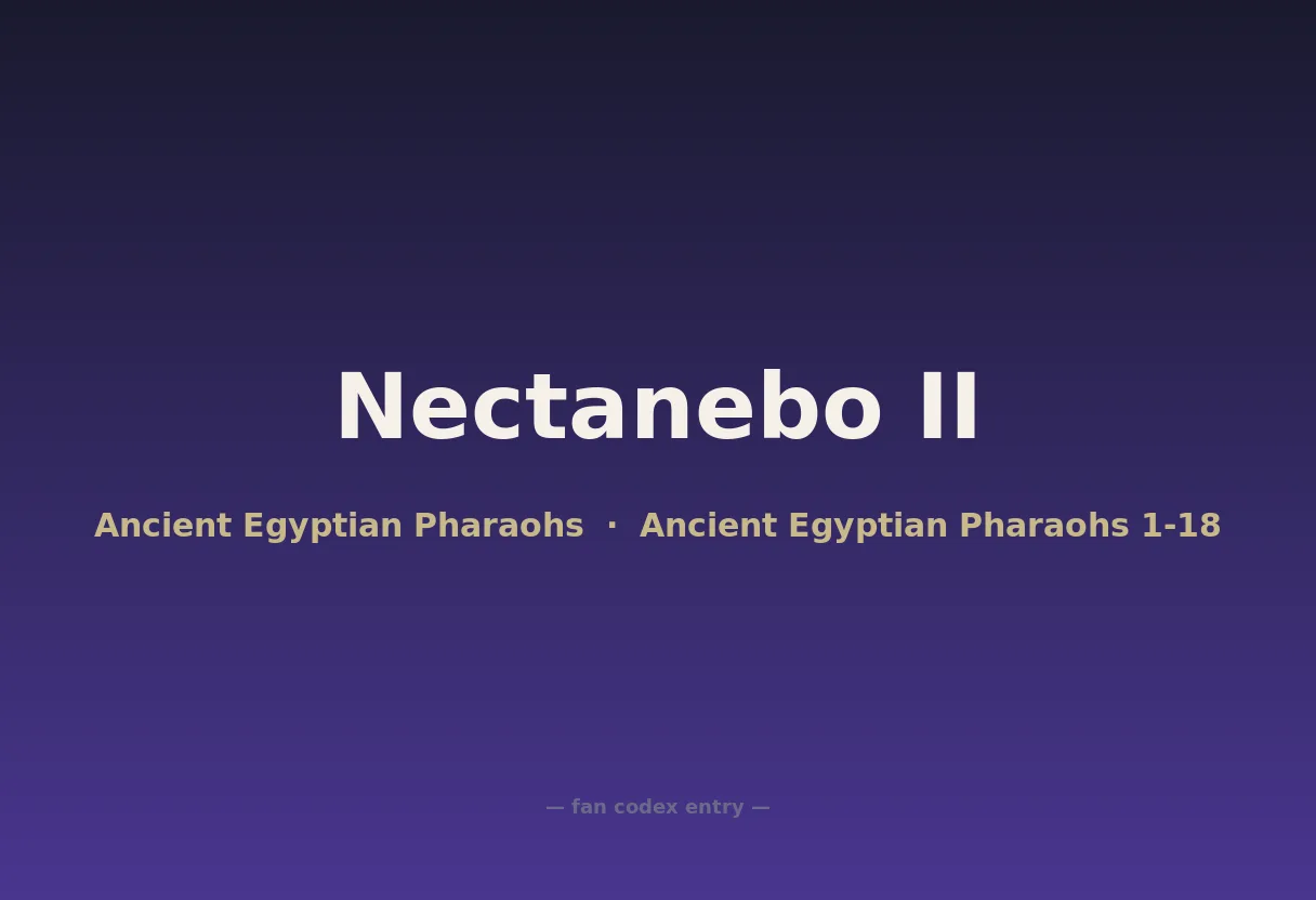 Nectanebo II