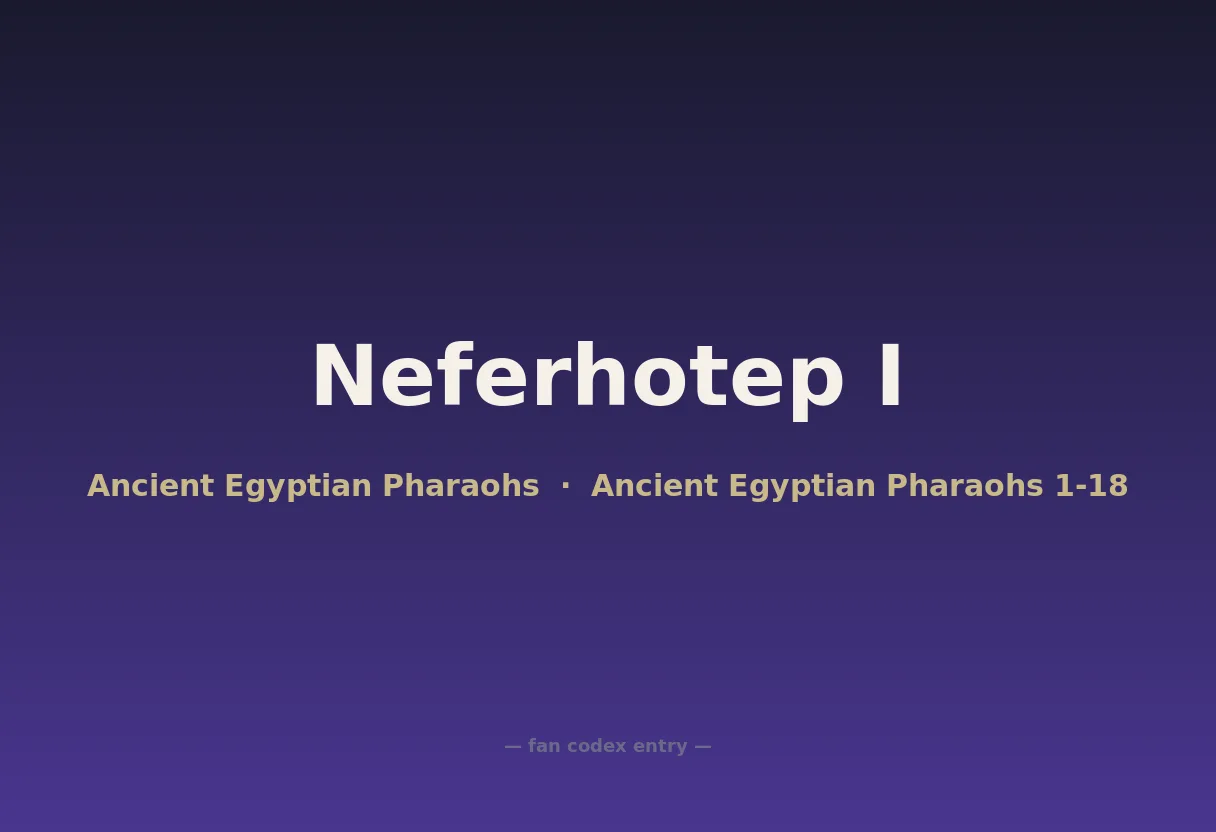 Neferhotep I