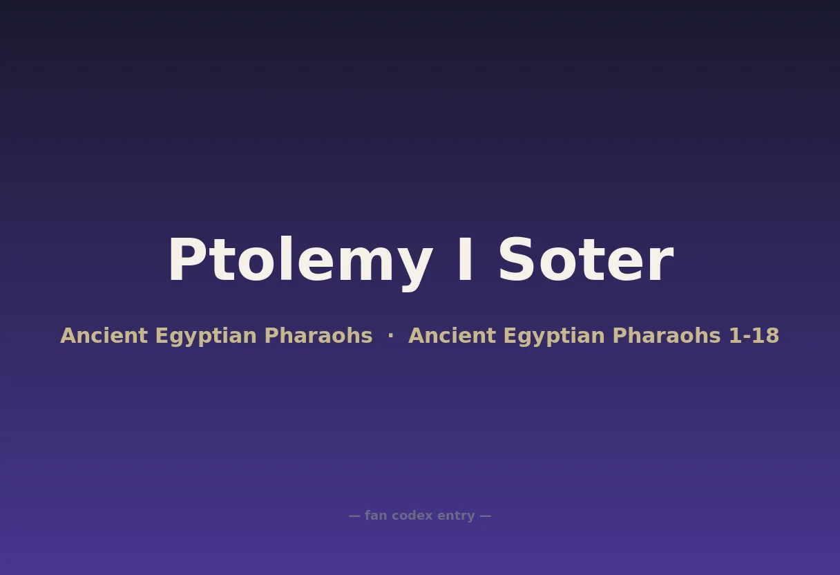 Ptolemy I Soter