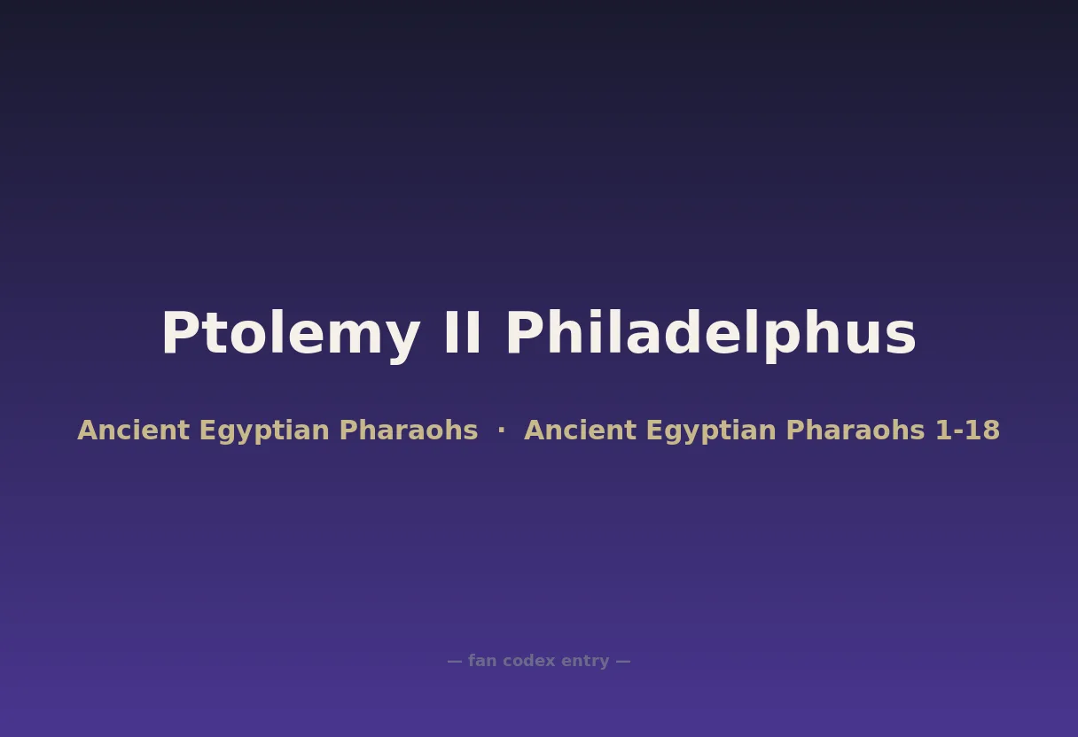 Ptolemy II Philadelphus