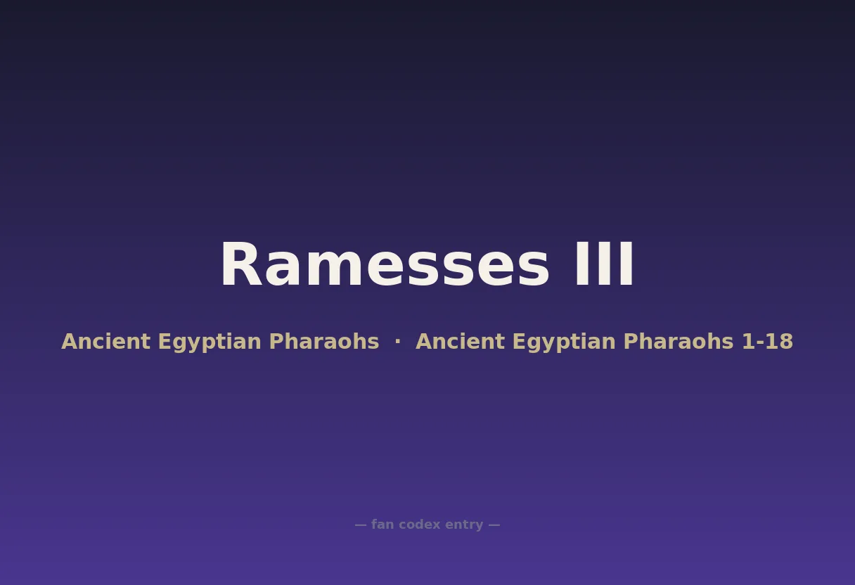 Ramesses III