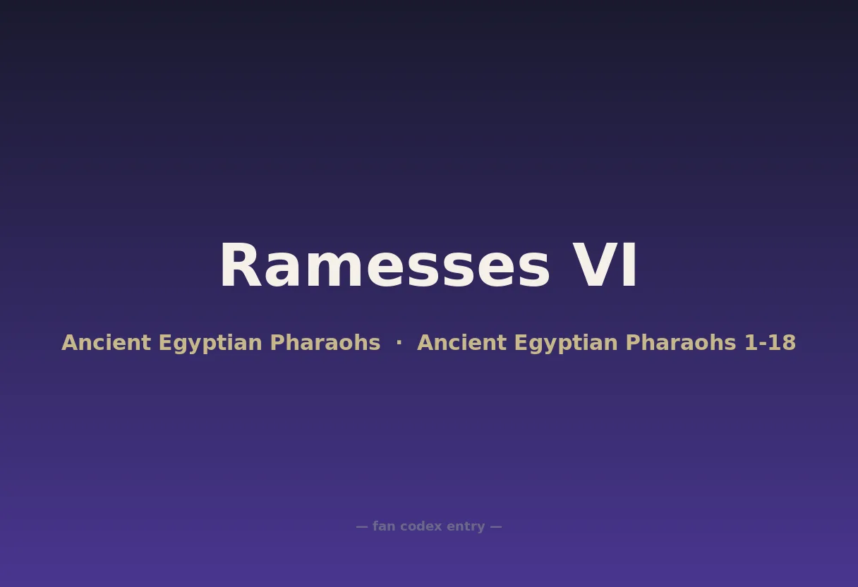 Ramesses VI